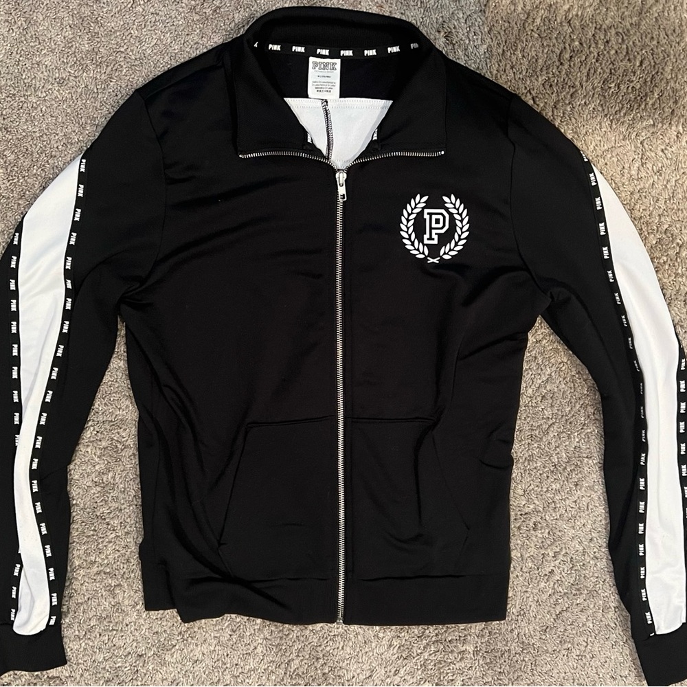 Black and White VS Pink Track Jacket
